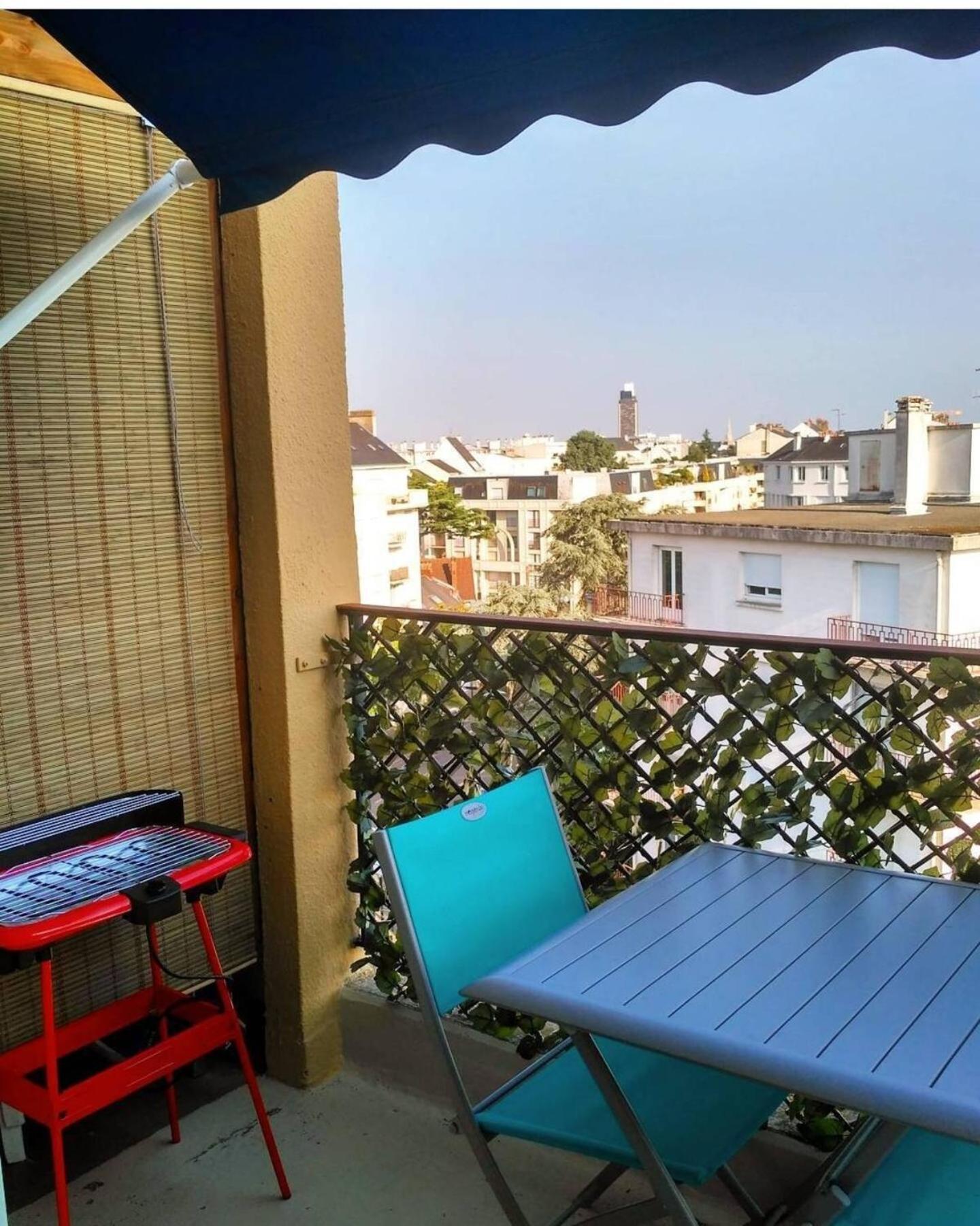 Charmant Appartement Lumineux - Dernier Etage Avec Balcon - Proche Centre-Ville Nantes Buitenkant foto